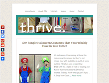 Tablet Screenshot of choose-to-thrive.com